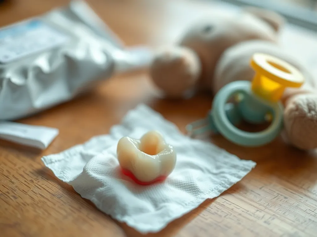 Ruszający się ząb mleczny po uderzeniu u dziecka — co robić?