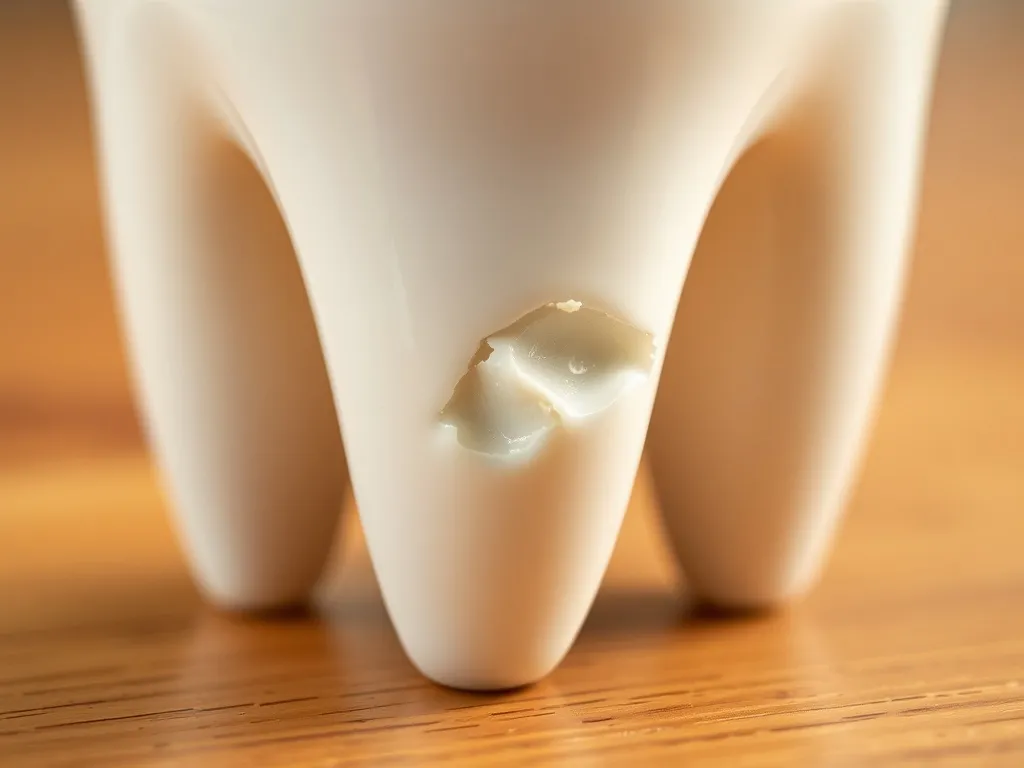 Jak wygląda ukruszony ząb?