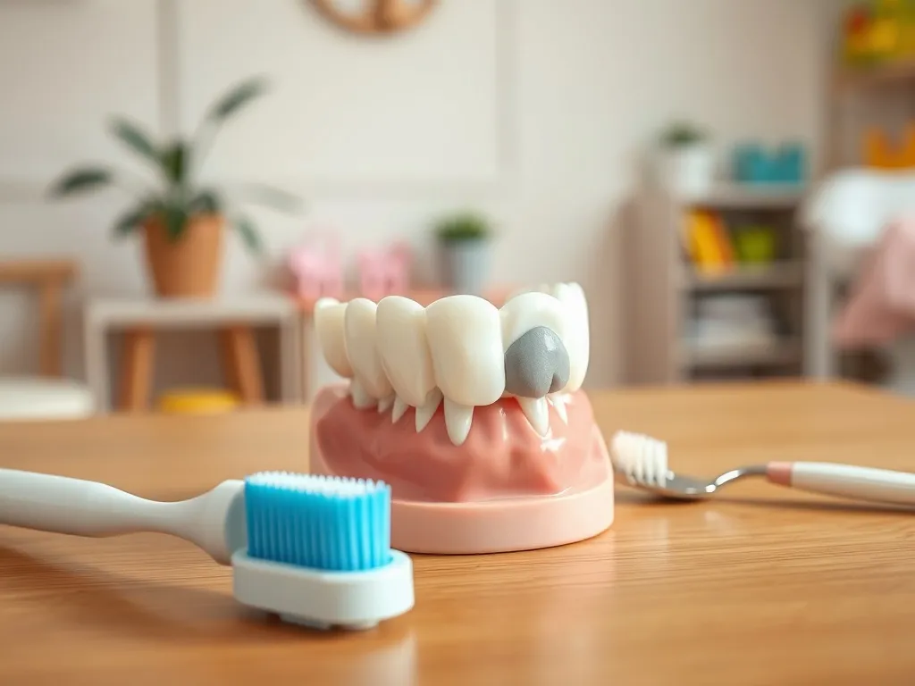 Szary ząb mleczny po uderzeniu – przyczyny i leczenie